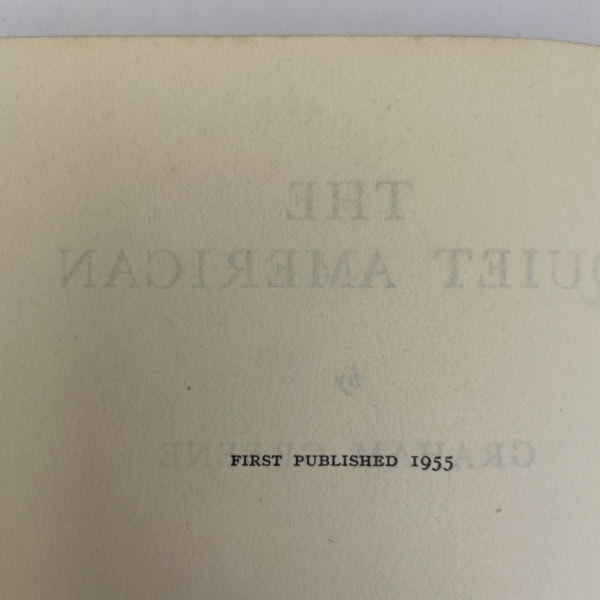 graham greene the quiet american first edition2
