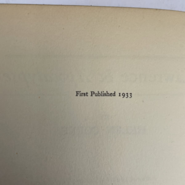 helen corke lawrence and apocalypse first edition3