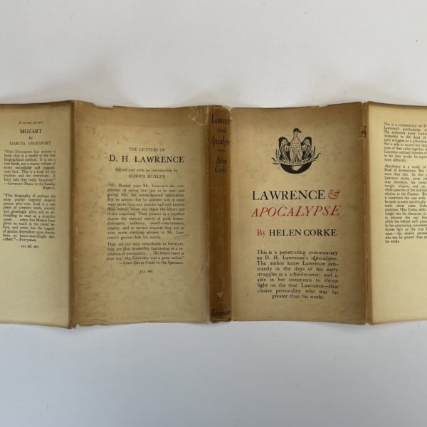helen corke lawrence and apocalypse first edition5