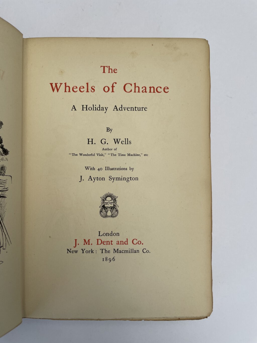 hg wells the wheel of chance first edition2