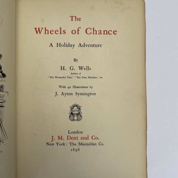hg wells the wheel of chance first edition2