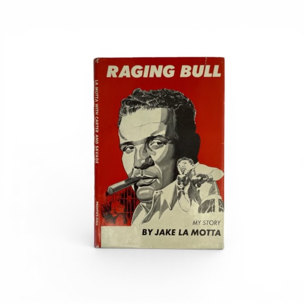 jake la motta raging bull signed first edition1