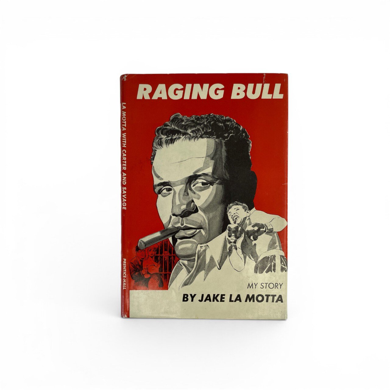 jake la motta raging bull signed first edition1