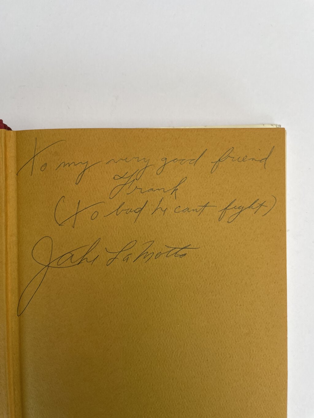 jake la motta raging bull signed first edition2
