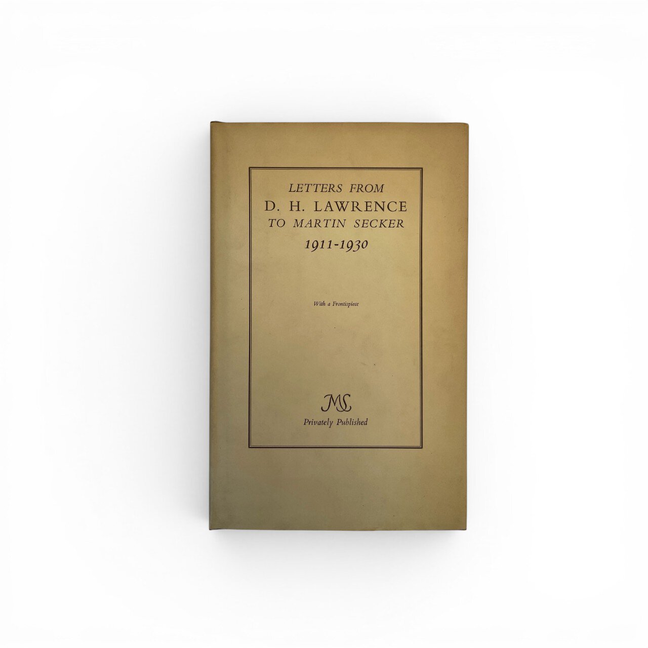 letters from dh lawrence first edition1