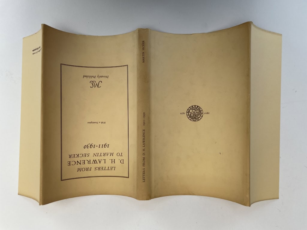 letters from dh lawrence first edition6