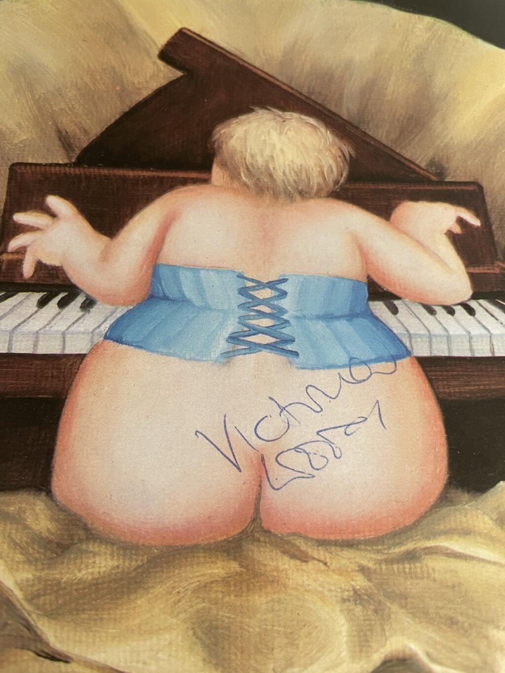 lucky bag victioria wood signed 2