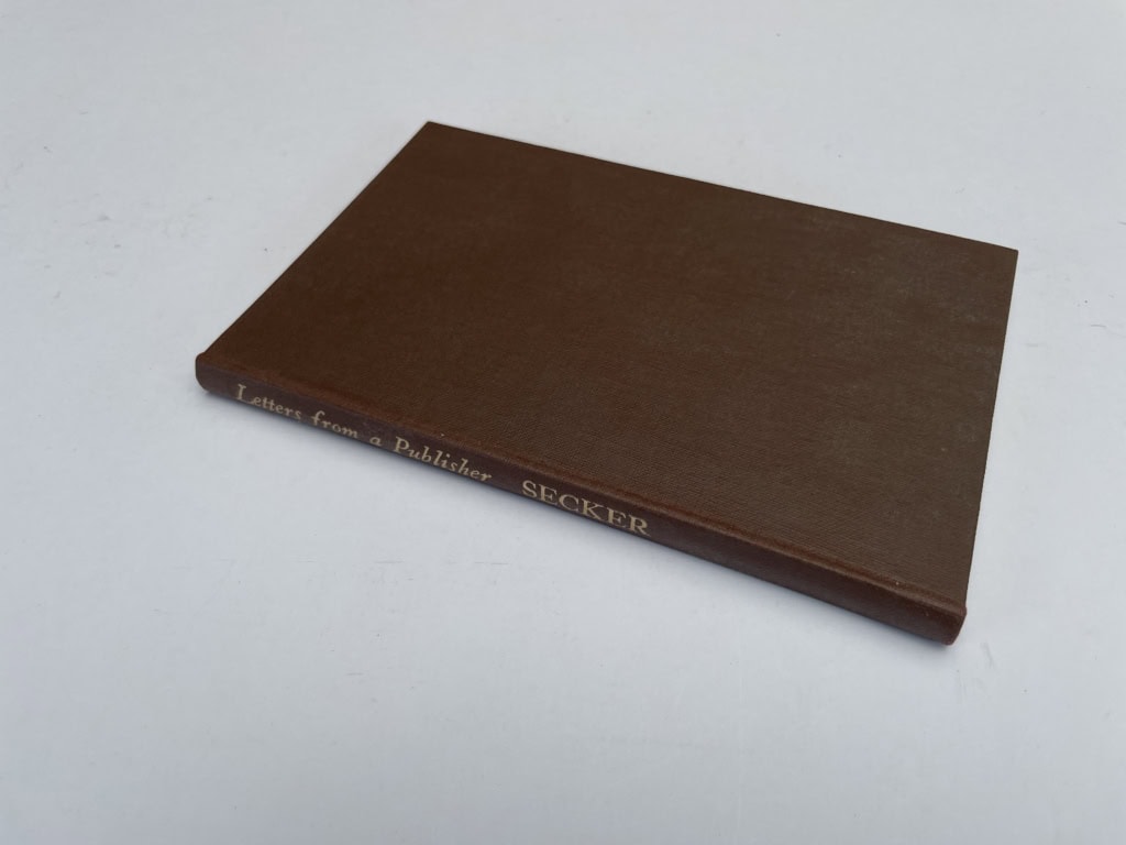 martin secker letters from a publisher to dh lawrence first 3