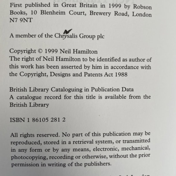 neil hamilton great political eccentrics signed first ed3