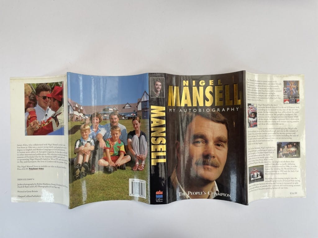 nigel mansell autobiography signed first 5