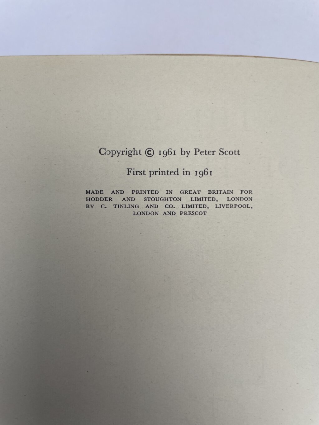 peter scott the eye of the wind signed first edition3