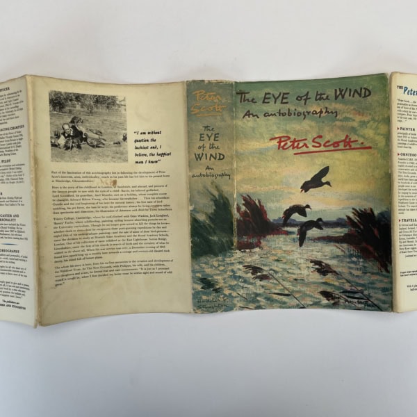 peter scott the eye of the wind signed first edition5