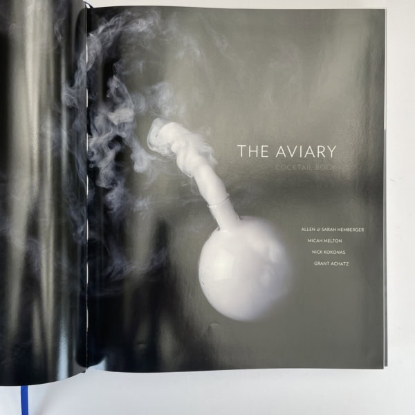 the aviary cocktail book first ed2