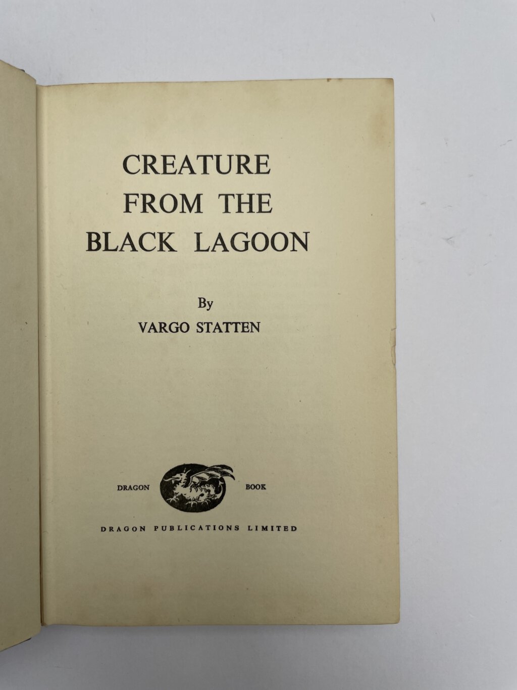 vargo statton creature from the black lagoon first edition2