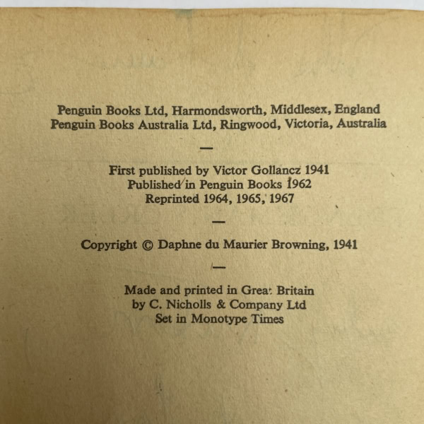 daphne du maurier frenchmans creek signed3