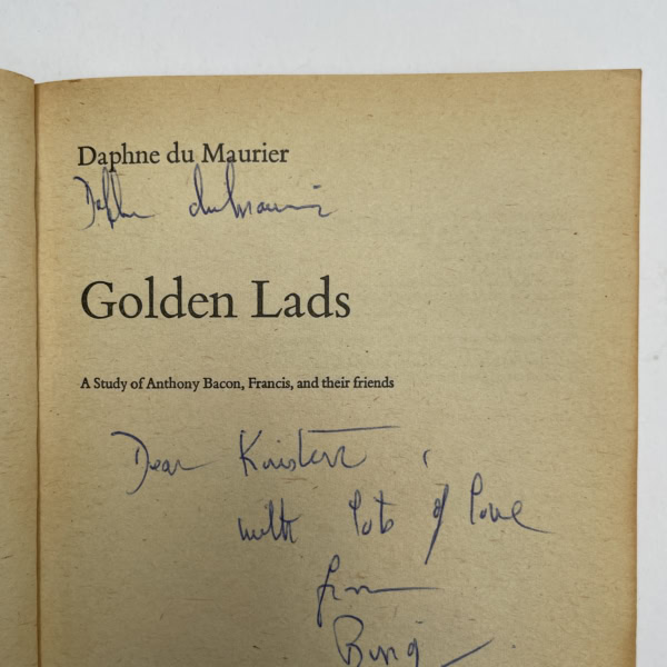 daphne du maurier golden lads first pback signed2