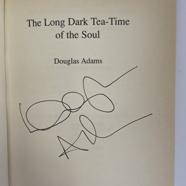 douglas adams the long dark tea time of the soul with promo card 2