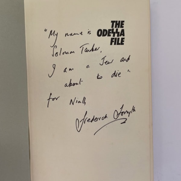 frederick forsyth the odessa file double signed first 2