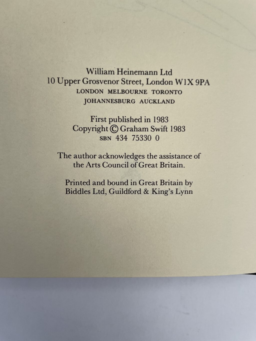 graham swift waterland signed first edition3