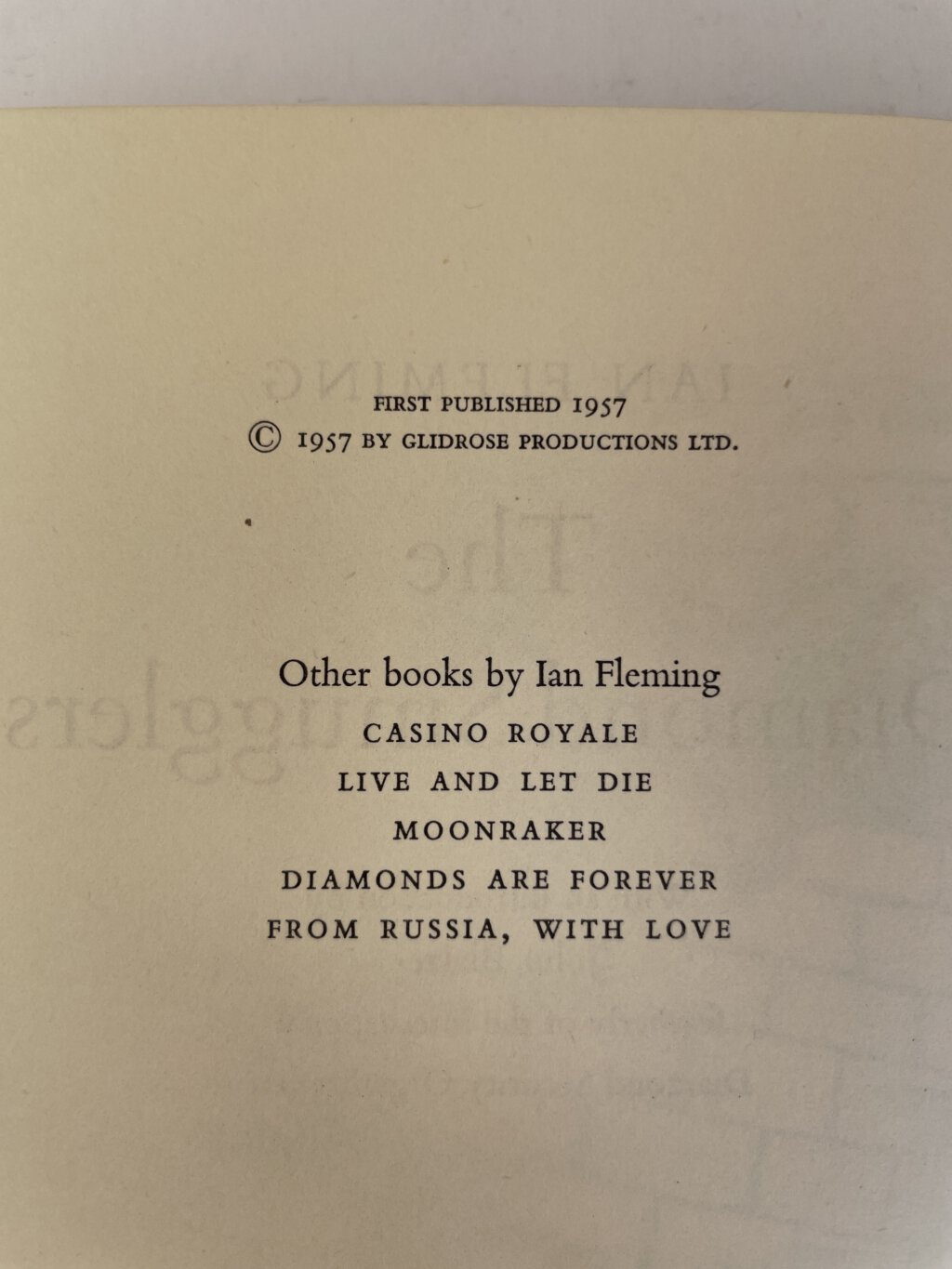 ian fleming the diamond smugglers first edition2