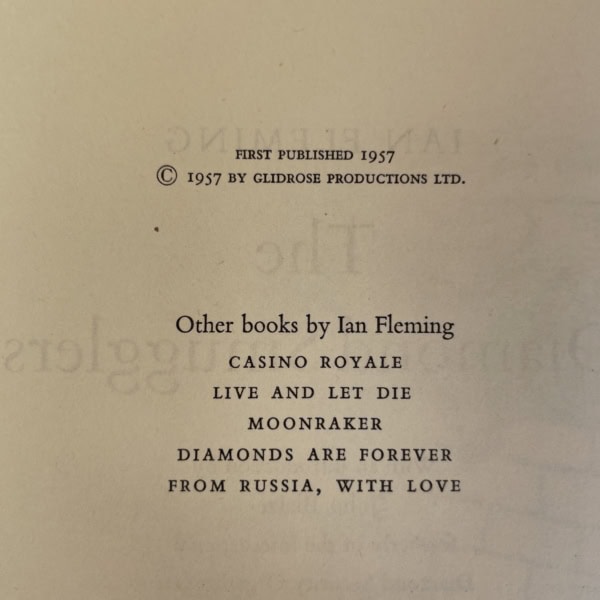 ian fleming the diamond smugglers first edition2