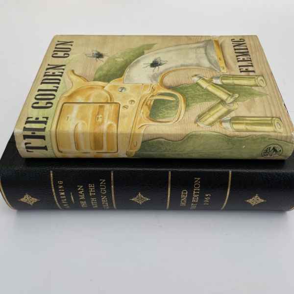 ian fleming the man with the golden gun first edition with slipcase6