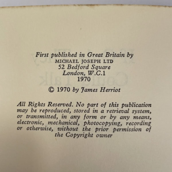 james herriot if only the talk signed first 3