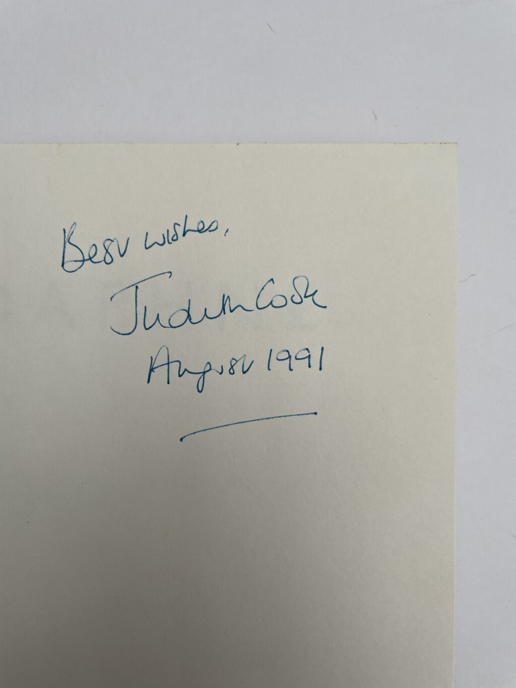 judith cook daphne signed first edition2