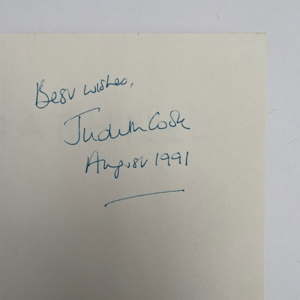 judith cook daphne signed first edition2