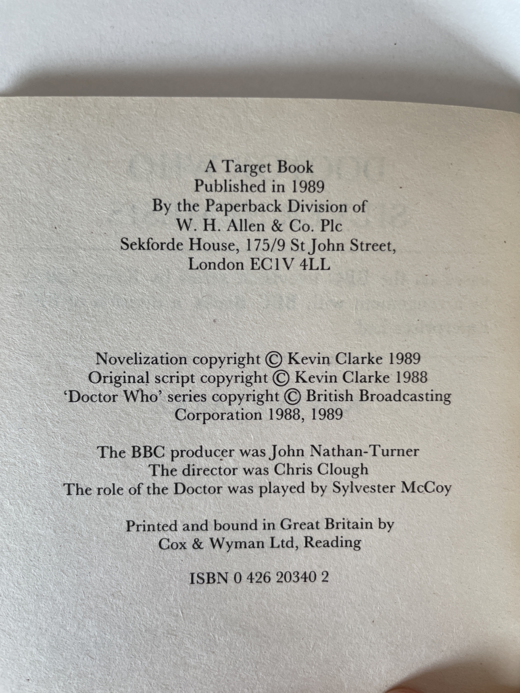 kevin clarke doctor who seven nemesis 2