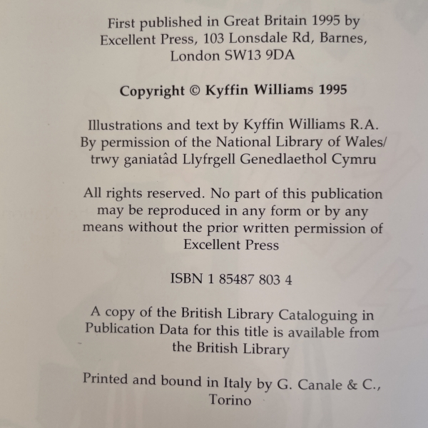 kyffin williams boyo ballads signed first edition3