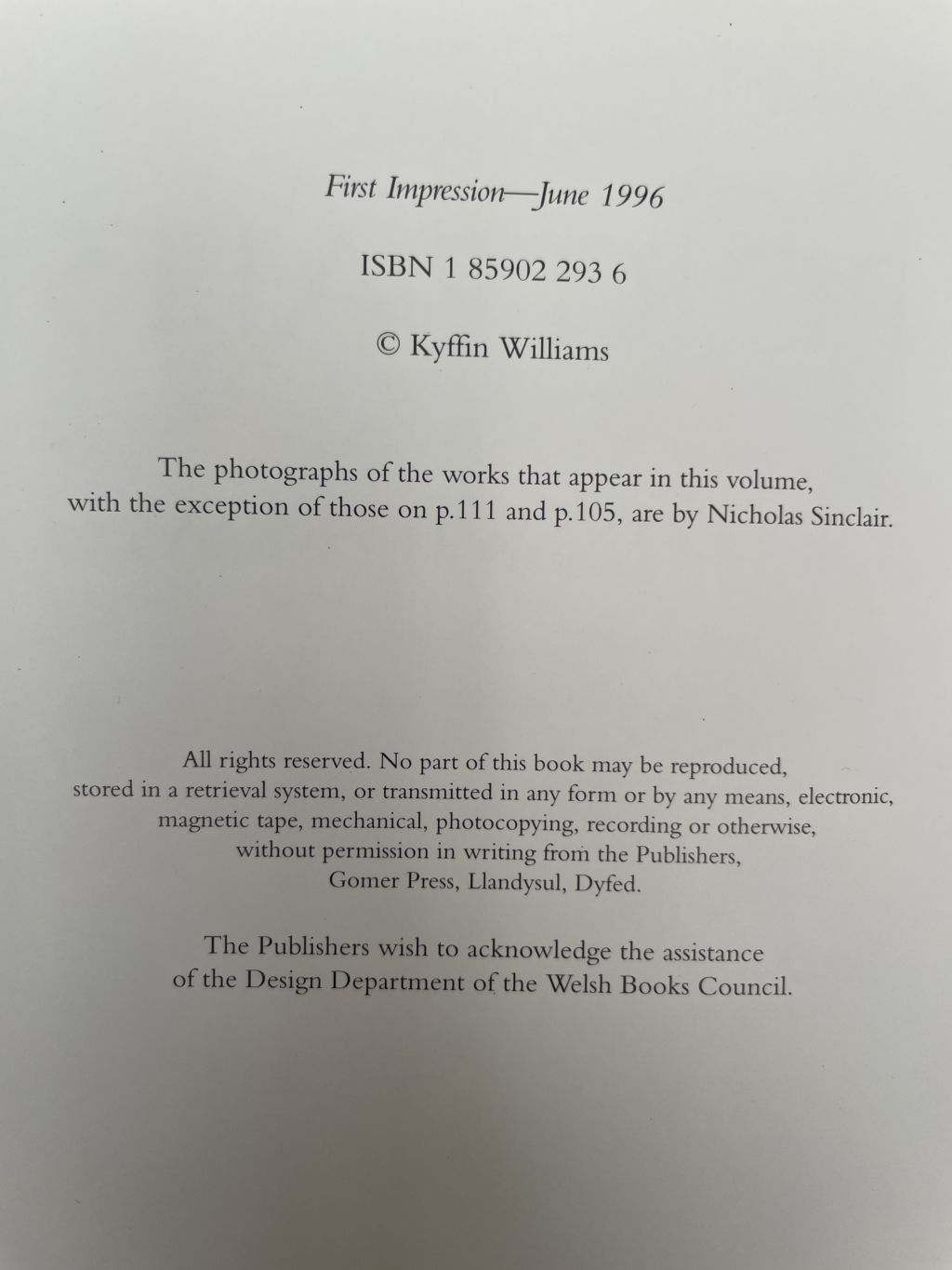kyffin williams portraits signed first edition3