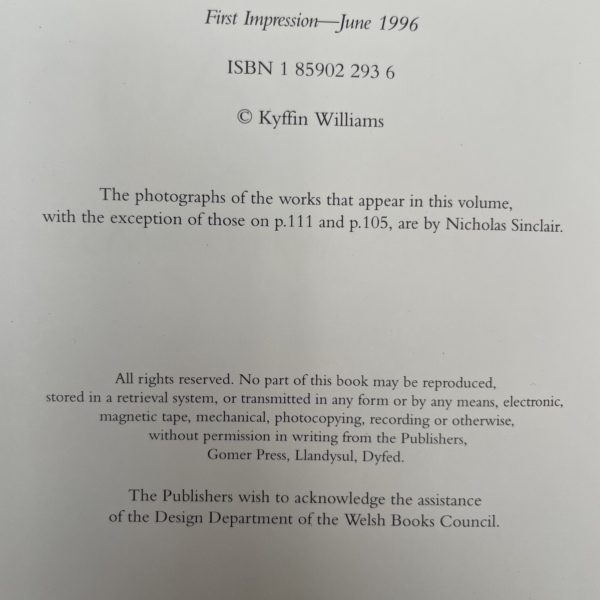 kyffin williams portraits signed first edition3