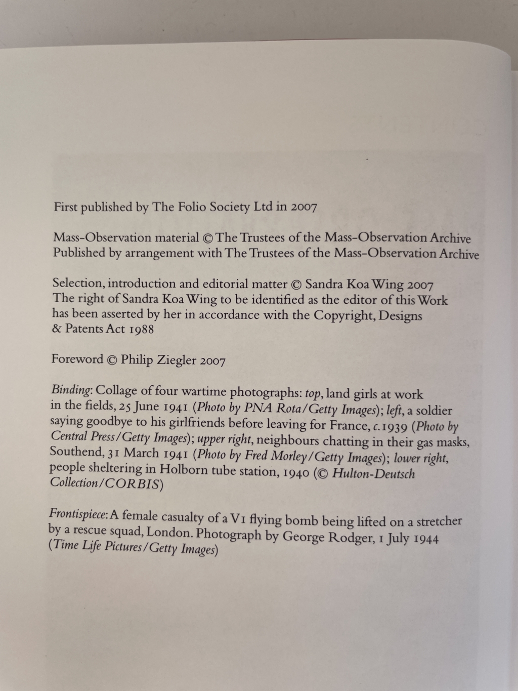 mass observations folio2