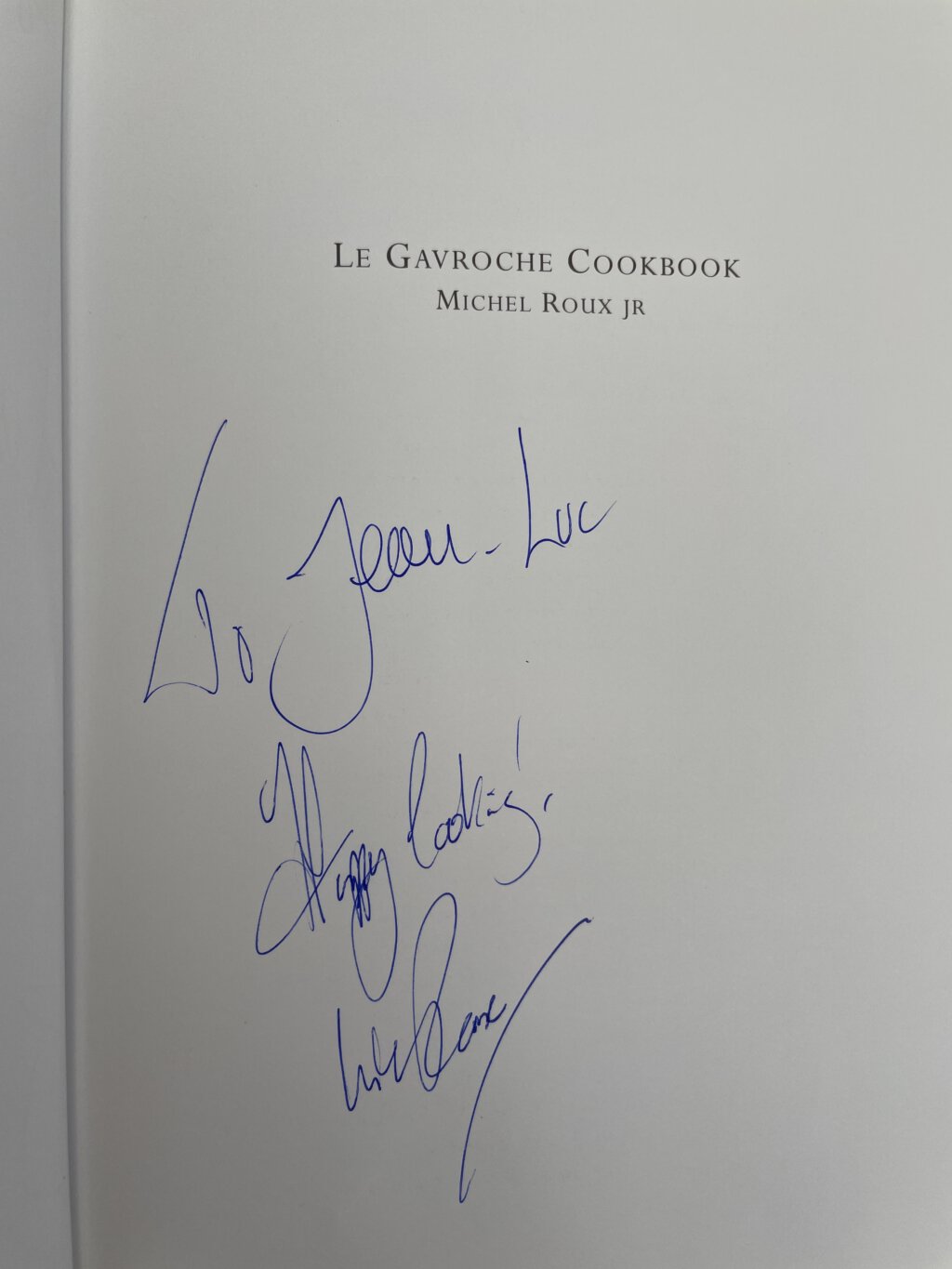 michel roux jnr le gavroche signed first 2