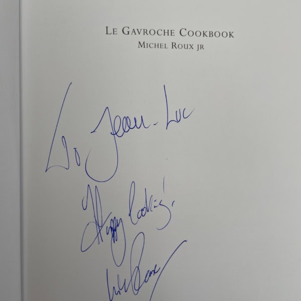 michel roux jnr le gavroche signed first 2