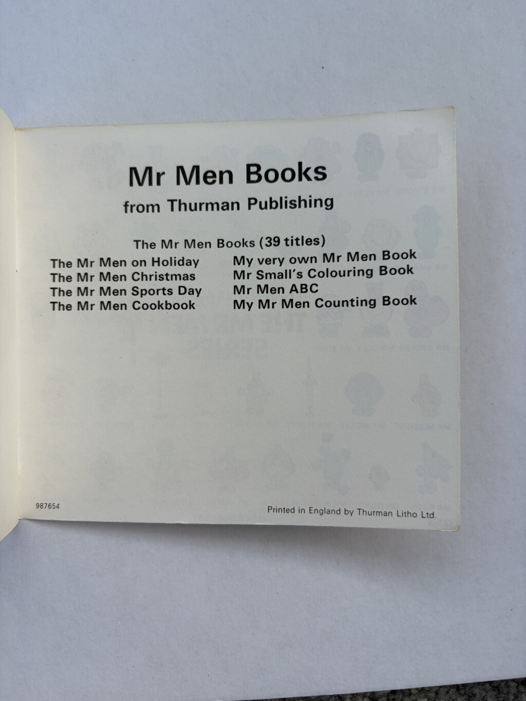 roger hargreaves mr clumsy first ed3