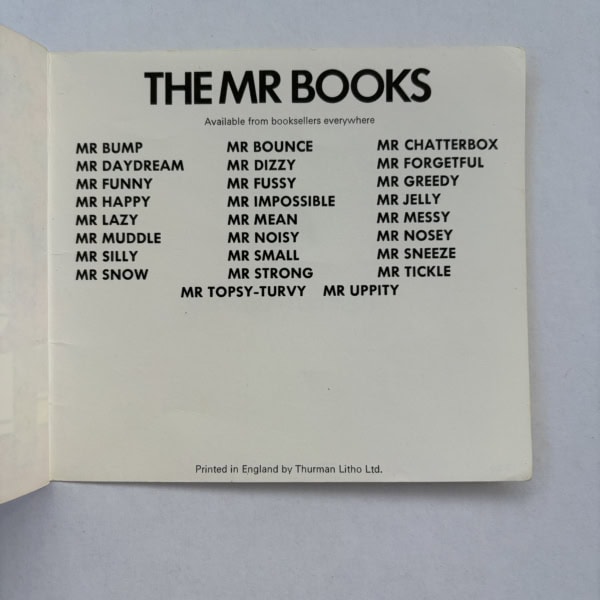 roger hargreaves mr impossible first ed3