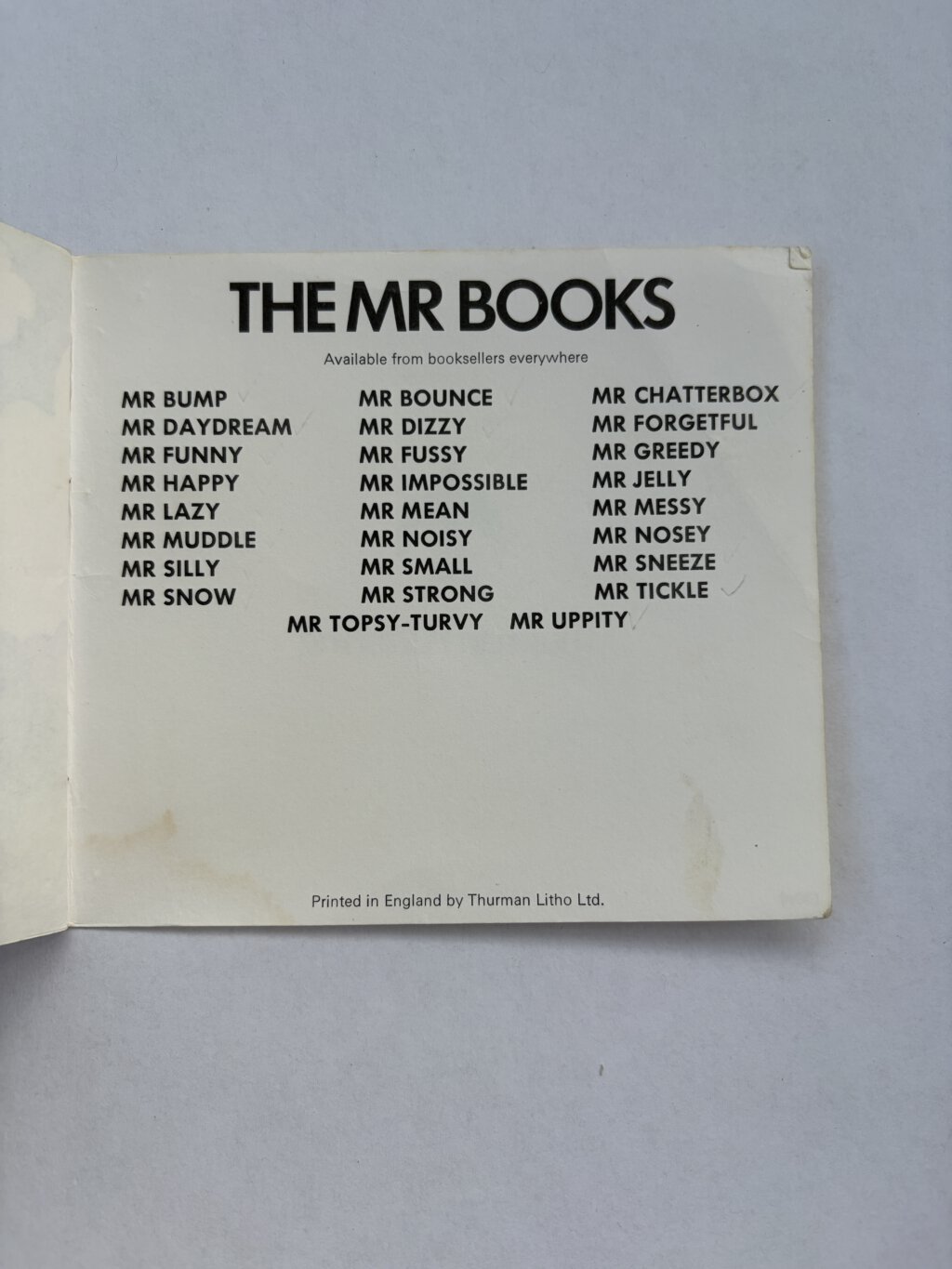roger hargreaves mr mean first ed3