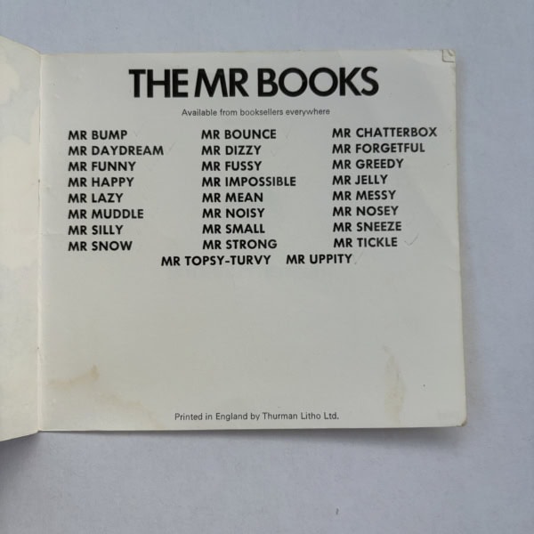 roger hargreaves mr mean first ed3