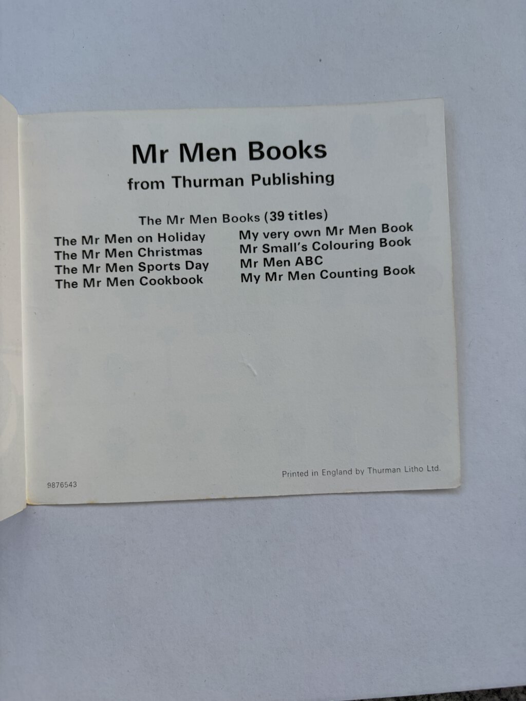 roger hargreaves mr nonesense first ed3