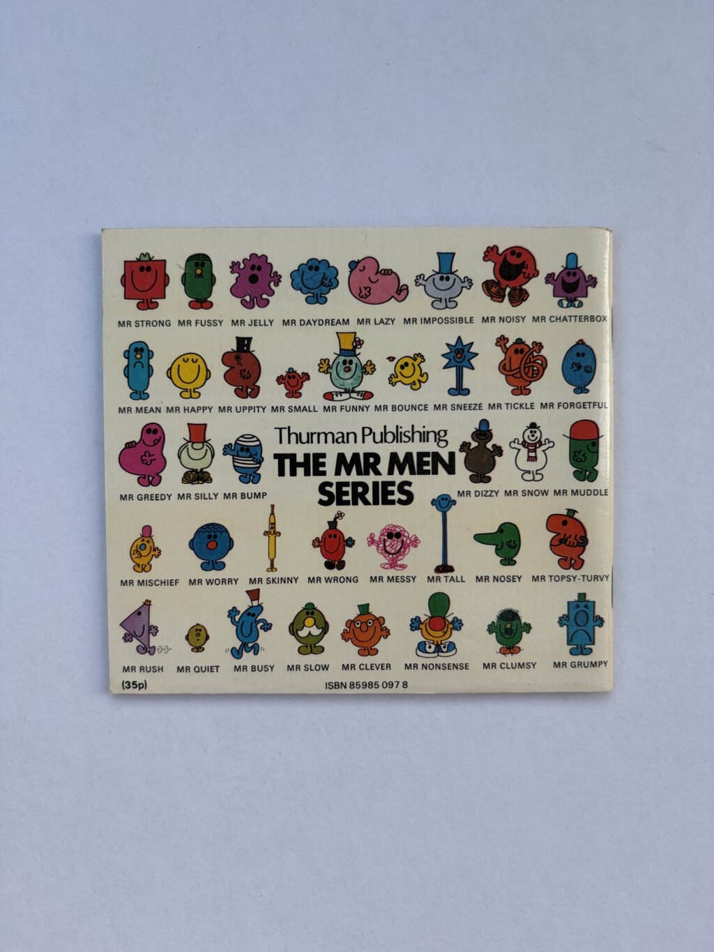 roger hargreaves mr quiet first ed4