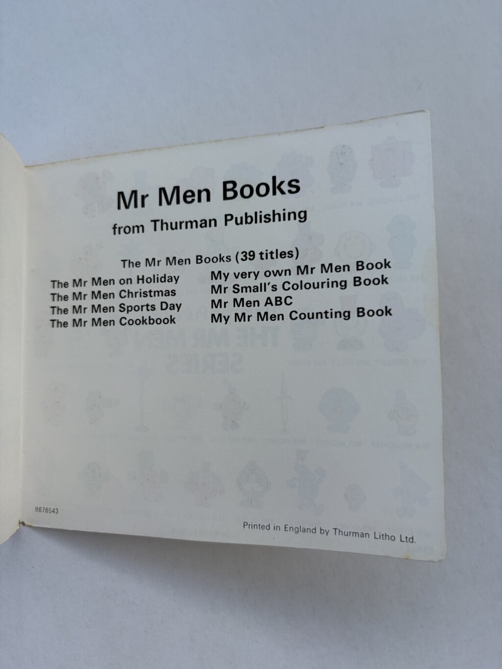 roger hargreaves mr rush first ed3