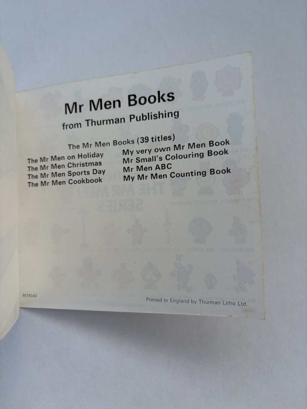 roger hargreaves mr tall first ed3
