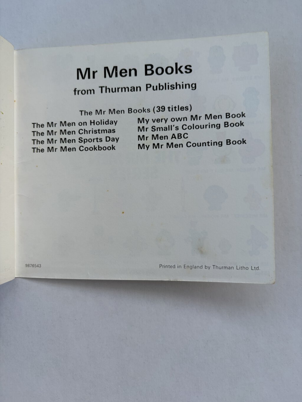 roger hargreaves mr worry first ed3