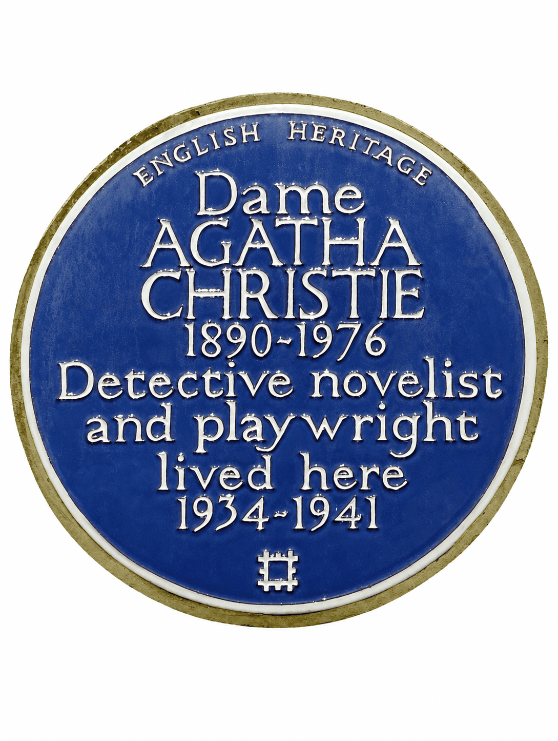 Agatha Christie - Plaque