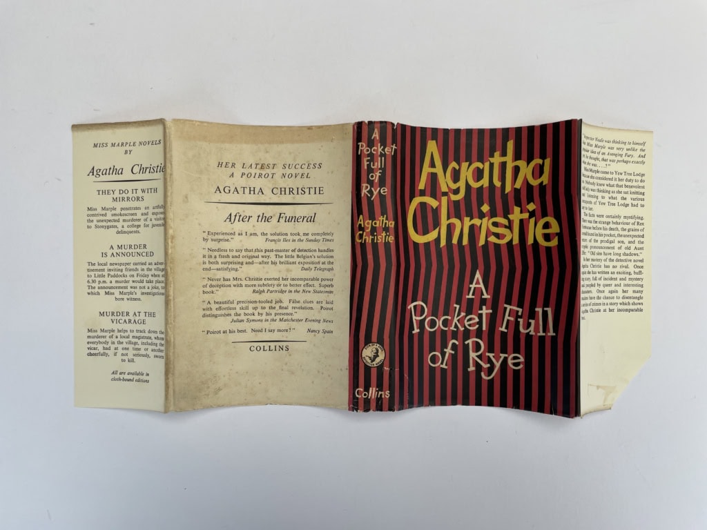 agatha christie a pocket full of rye first 475 4