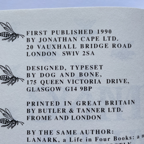 alasdair gray something leather first edition2