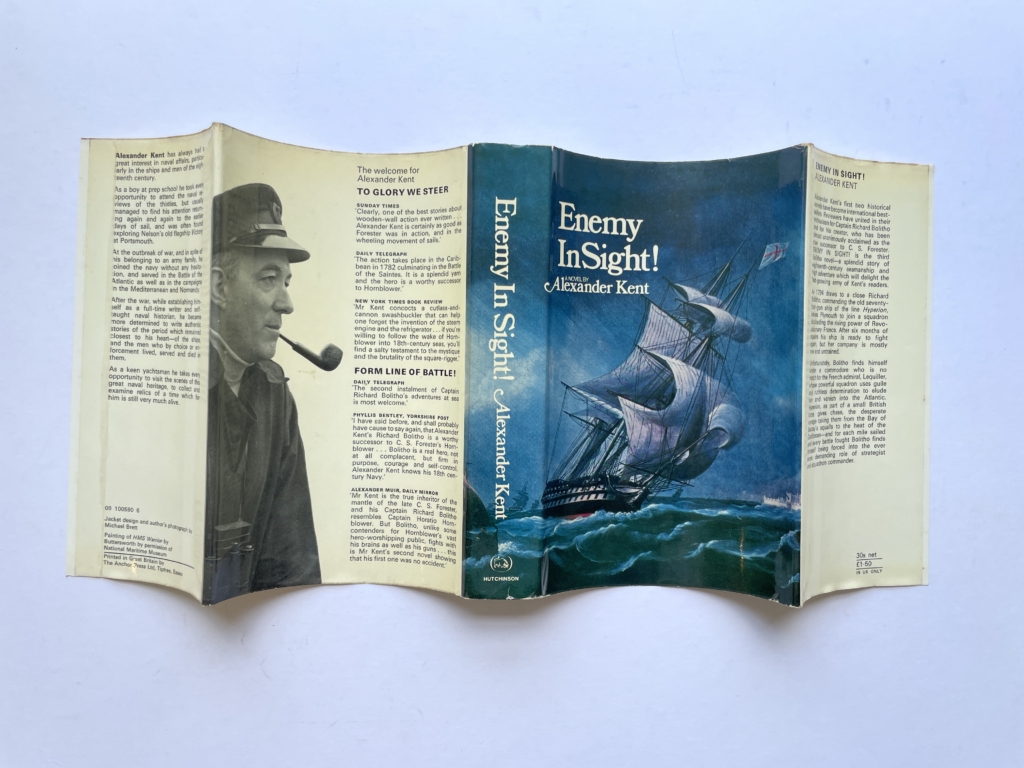 alexander kent enemy in sight signed first edition5