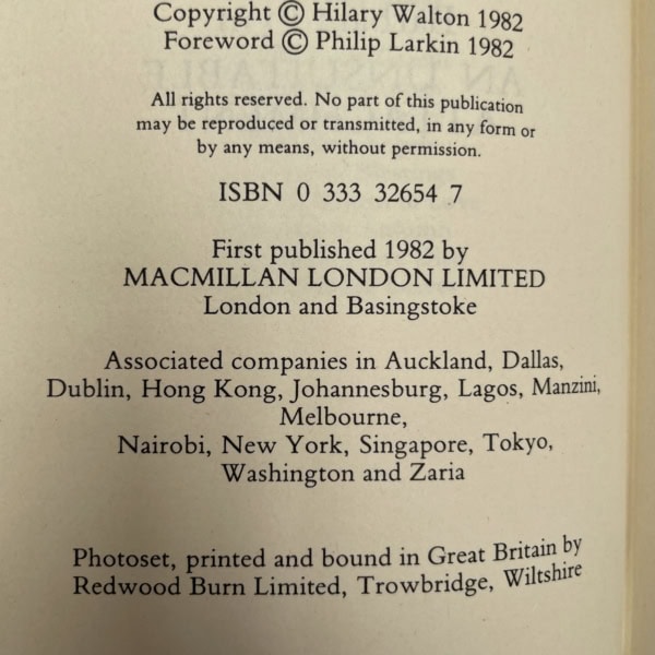 barbara pym an unsuitbable attachment first edition2